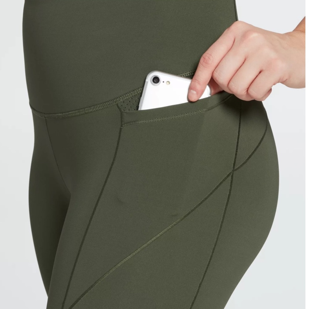 Calia Power Sculpt Bike Shorts - Thyme - Medium
